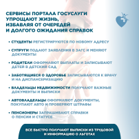Сервисы портала делают жизнь легче Сервисы портала делают жизнь легче.